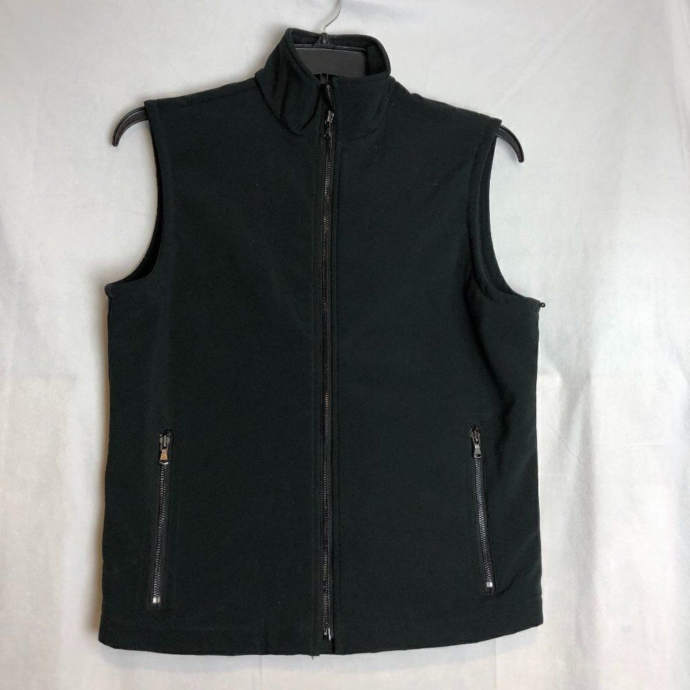 Kenneth Cole New York Womens Black Full Zip 2 Pocket Vest Size S              WR